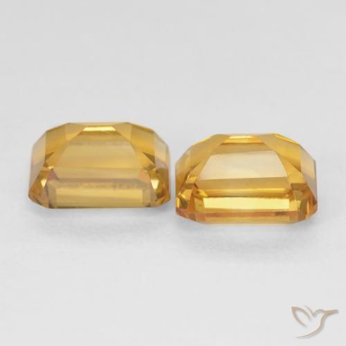 3.63克拉天然黄水晶，八边形，VVS-VS