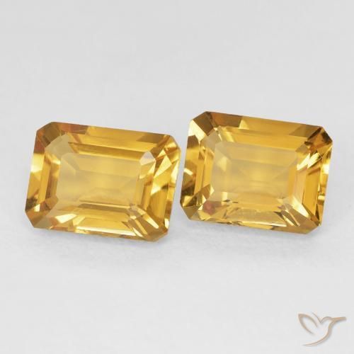 3.20克拉天然黄水晶，八边形，VVS-VS