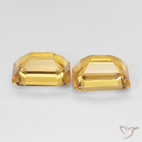 3.20克拉天然黄水晶，八边形，VVS-VS