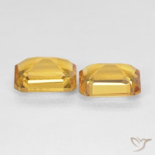 2.95克拉天然黄水晶，八边形，VVS-VS