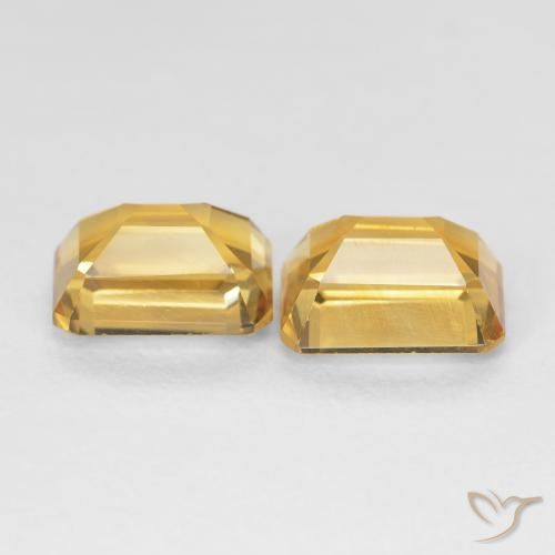 3.23克拉天然黄水晶，八边形，VVS-VS