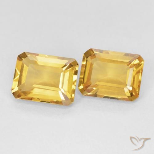 2.98克拉天然黄水晶，八边形，VVS-VS