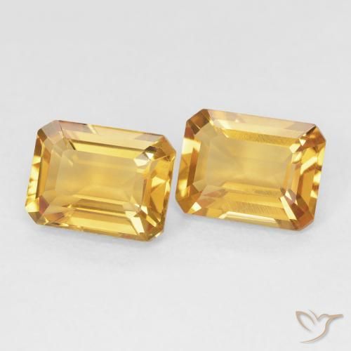2.93克拉天然黄水晶，八边形，VVS-VS