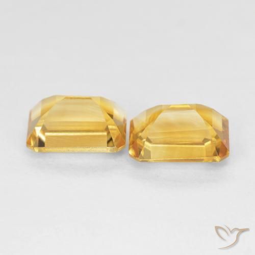 2.87克拉天然黄水晶，八边形，VVS-VS