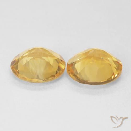 3.09克拉天然黄水晶，圆形的，VVS