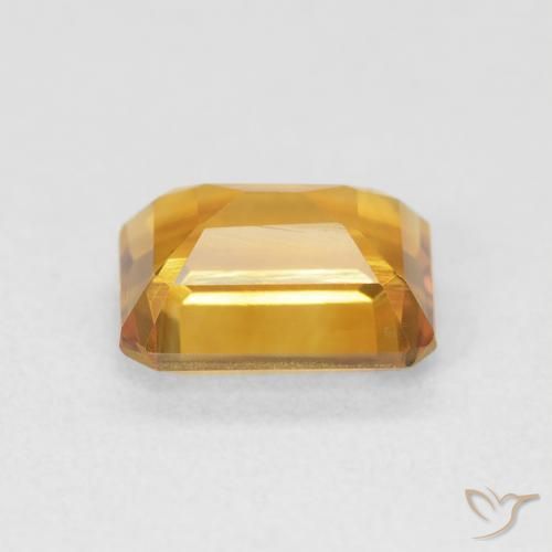 1.52克拉天然黄水晶，八边形，VVS