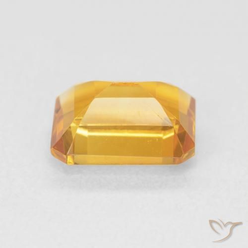 1.65克拉天然黄水晶，八边形，VVS
