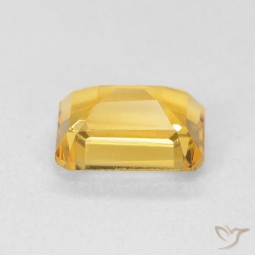 1.61克拉天然黄水晶，八边形，VVS