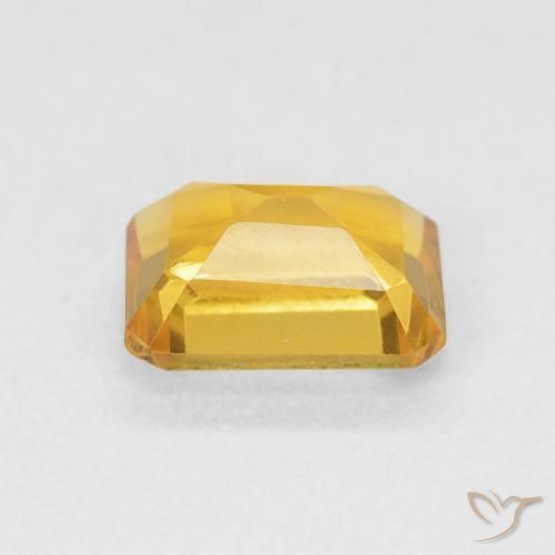 1.52克拉天然黄水晶，八边形，VVS