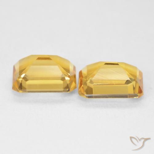 2.86克拉天然黄水晶，八边形，VVS-VS