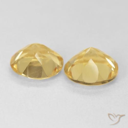 2.22克拉天然黄水晶，圆形的，VVS-VS