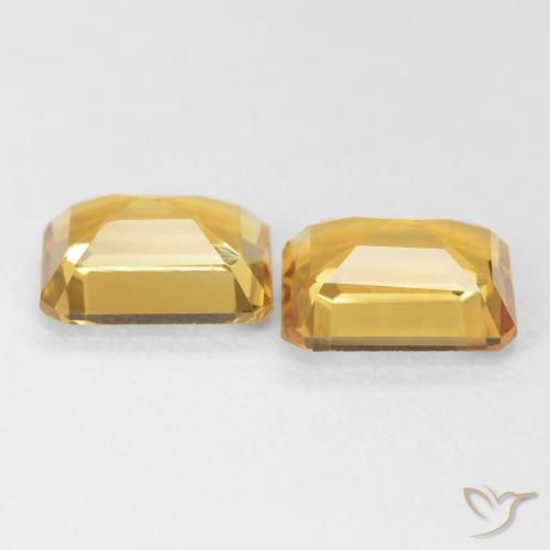 2.84克拉天然黄水晶，八边形，VVS-VS