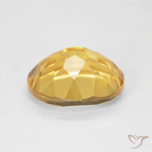 4.48克拉天然黄水晶，椭圆形，VVS