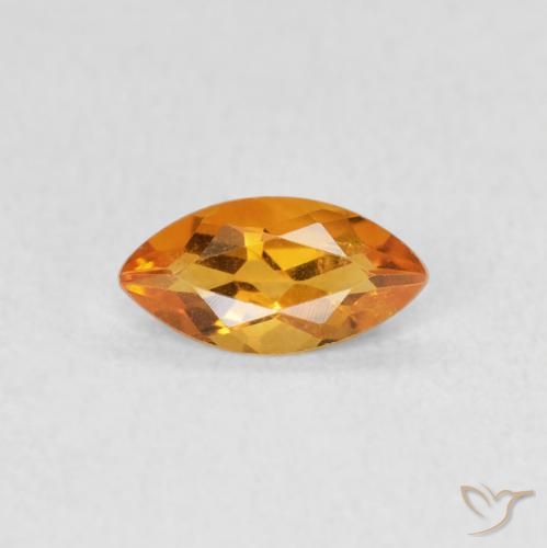 0.46ct 天然 黄金色 黄水晶, 榄尖形, VS