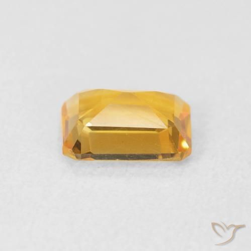 1.18克拉天然黄水晶，八边形，VVS