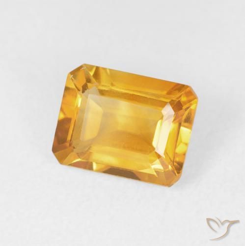 1.49克拉天然黄水晶，八边形，VVS-VS
