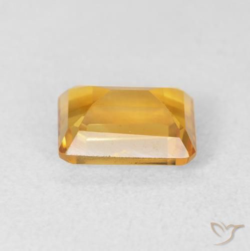 1.58克拉天然黄水晶，八边形，VVS-VS