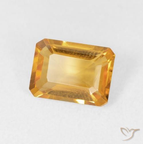 1.40克拉天然黄水晶，八边形，VVS