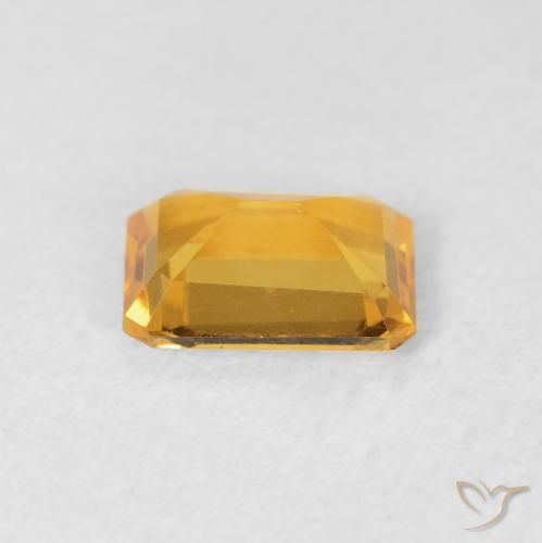 1.15克拉天然黄水晶，八边形，VVS