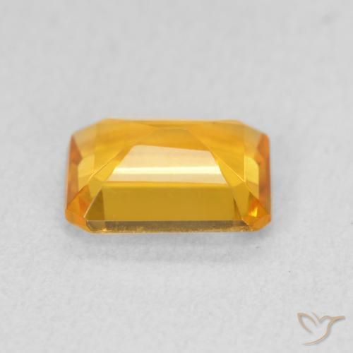 1.21克拉天然黄水晶，八边形，VVS
