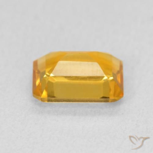 1.36克拉天然黄水晶，八边形，VVS-VS