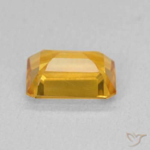 1.41克拉天然黄水晶，八边形，VVS