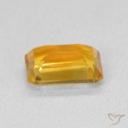 1.34克拉天然黄水晶，八边形，VVS
