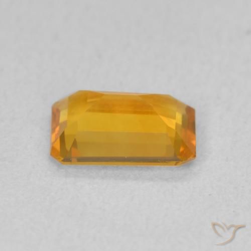 0.93克拉天然黄水晶，八边形，VVS