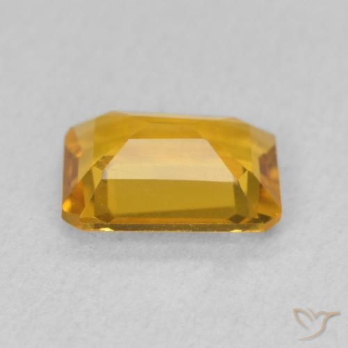 1.29克拉天然黄水晶，八边形，VVS-VS