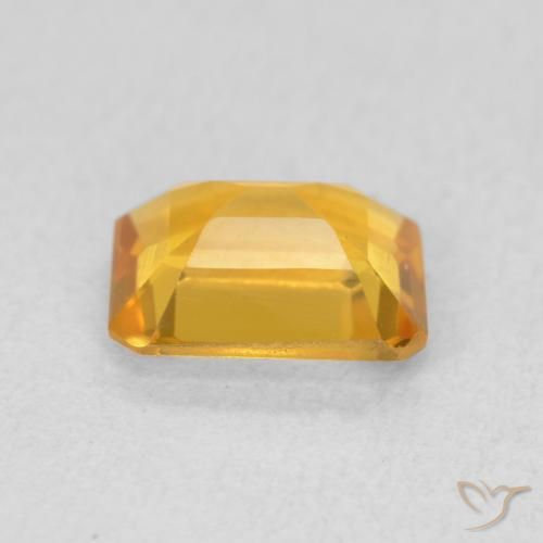1.29克拉天然黄水晶，八边形，VVS-VS