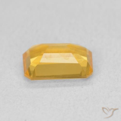 1.07克拉天然黄水晶，八边形，VVS-VS