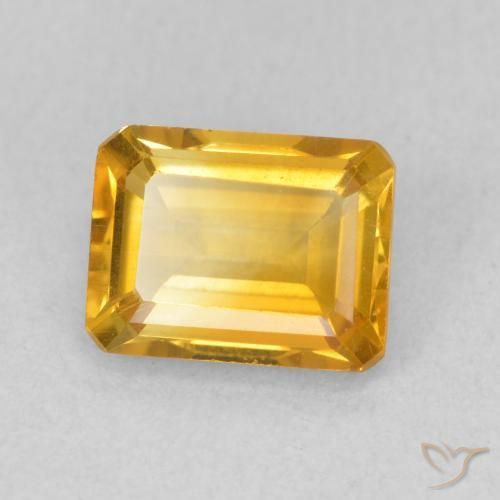 1.48克拉天然黄水晶，八边形，VVS