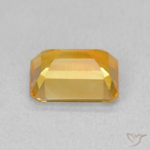 1.48克拉天然黄水晶，八边形，VVS