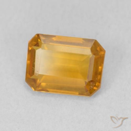 1.21克拉天然黄水晶，八边形，VVS-VS