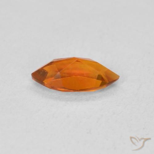 0.47克拉天然黄水晶，榄尖形，VVS-VS
