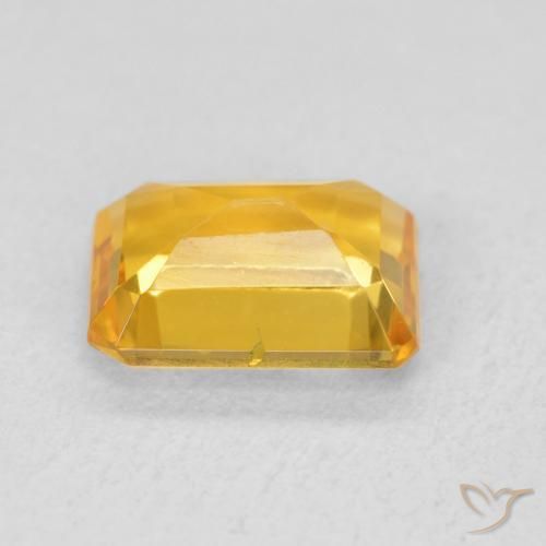 1.44克拉天然黄水晶，八边形，VVS