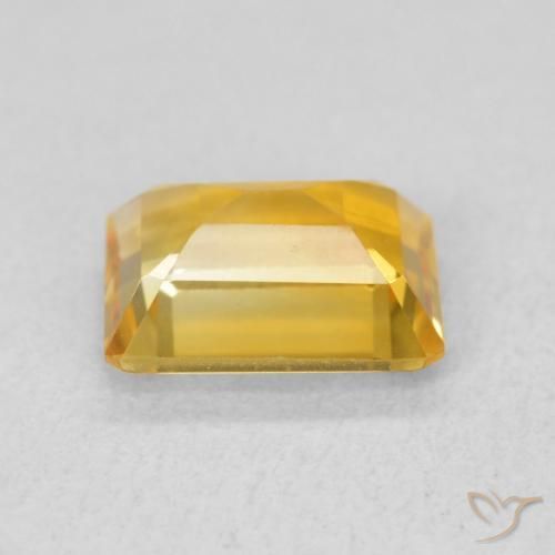1.39克拉天然黄水晶，八边形，VVS