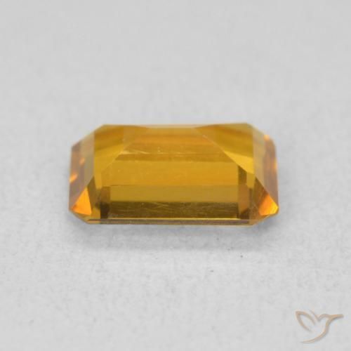 1.06克拉天然黄水晶，八边形，VVS