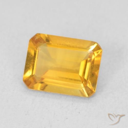 1.10克拉天然黄水晶，八边形，VVS