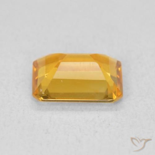 1.10克拉天然黄水晶，八边形，VVS