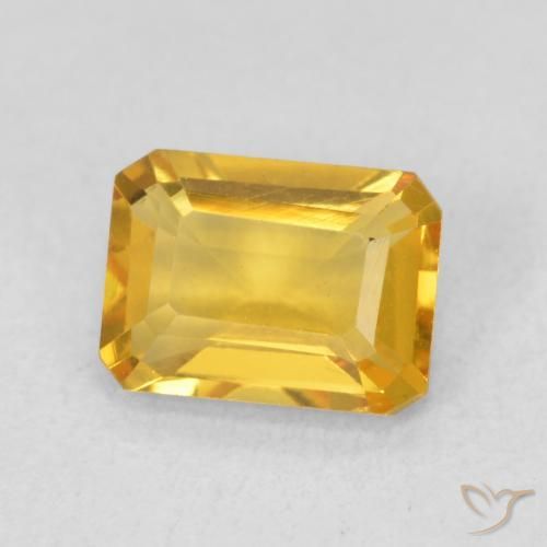 1.30克拉天然黄水晶，八边形，VVS