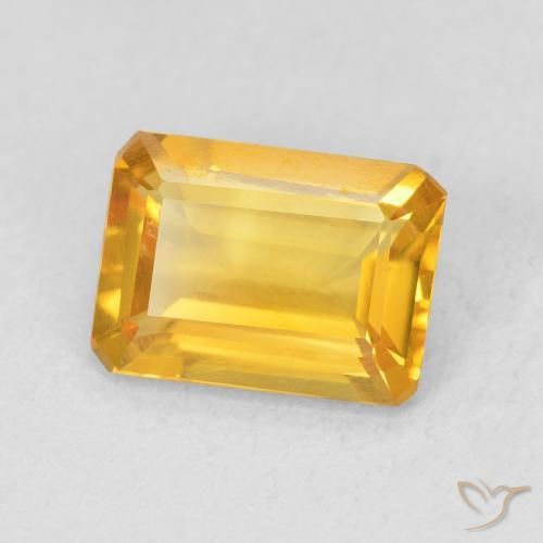 1.17克拉天然黄水晶，八边形，VVS-VS