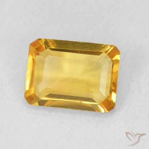 1.22克拉天然黄水晶，八边形，VVS