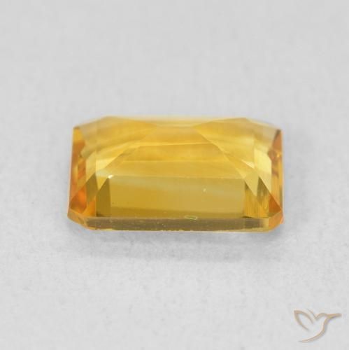 1.22克拉天然黄水晶，八边形，VVS