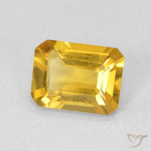 1.16克拉天然黄水晶，八边形，VVS-VS