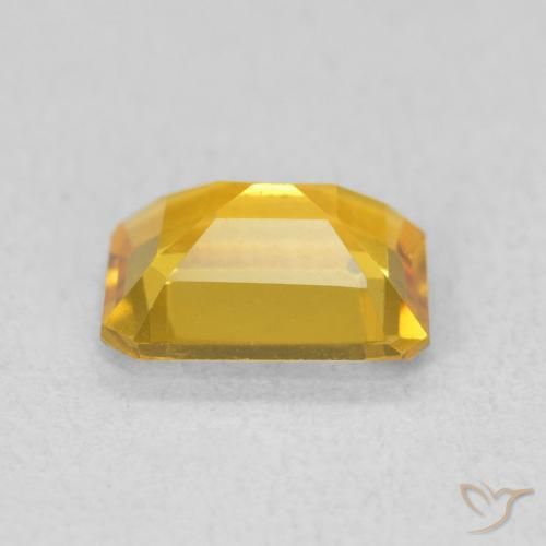 1.16克拉天然黄水晶，八边形，VVS-VS