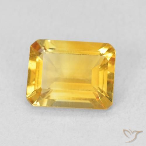 1.21克拉天然黄水晶，八边形，VS