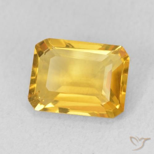 1.51克拉天然黄水晶，八边形，VS