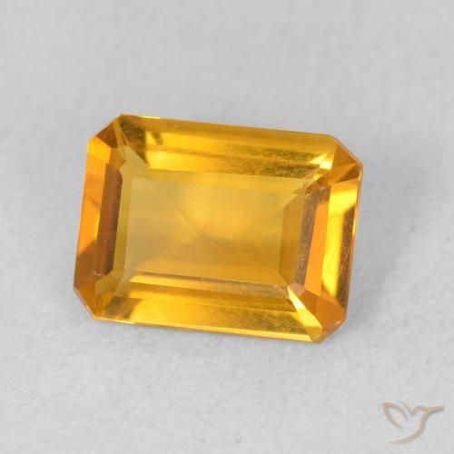 1.10克拉天然黄水晶，八边形，VS