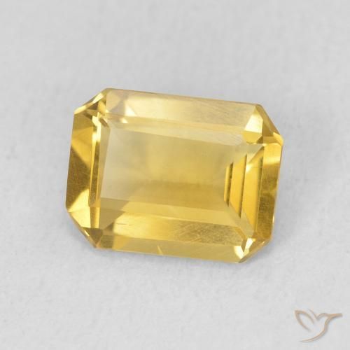 1.12克拉天然黄水晶，八边形，VS
